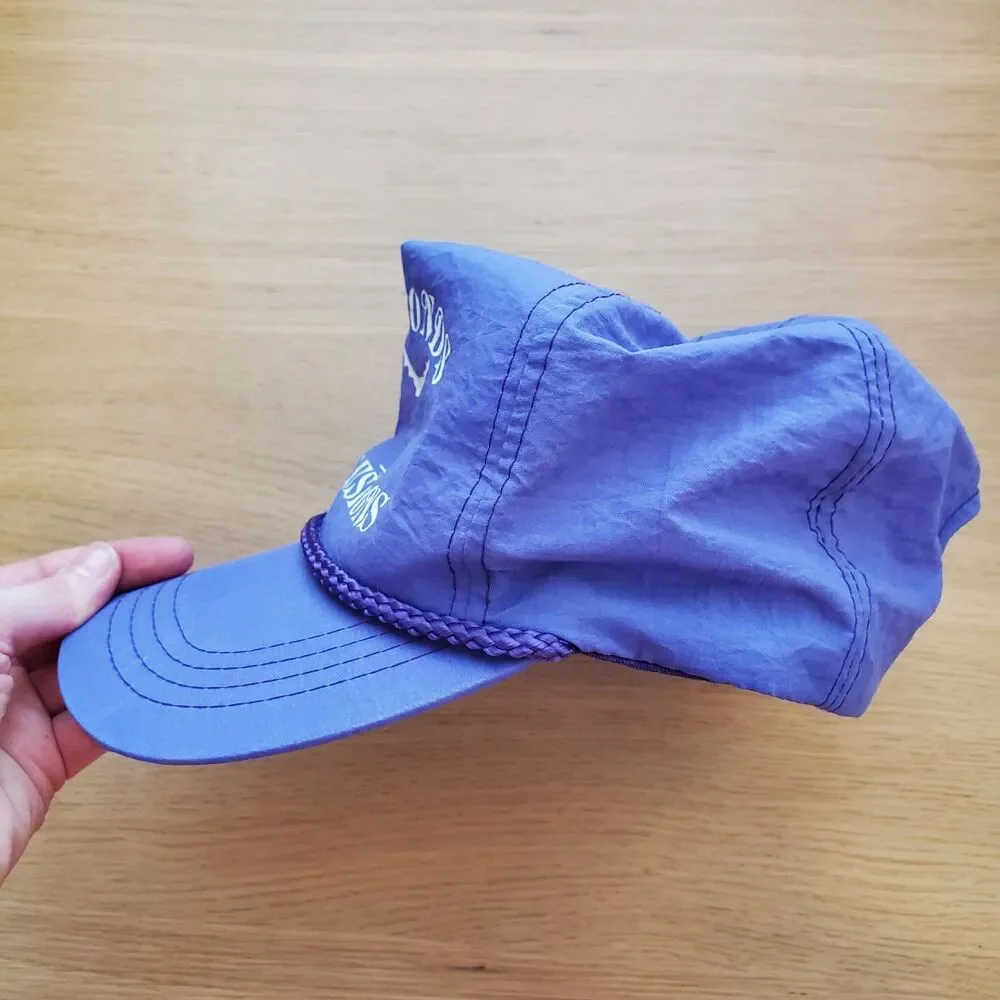 Vintage 90s Purple Gymnastics Trucker Hat